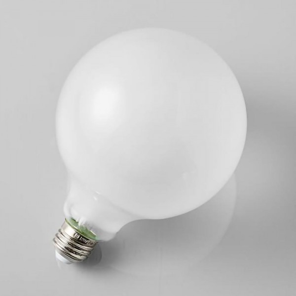 frosted globe bulb